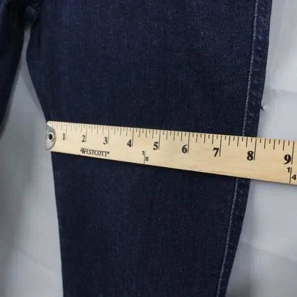 Sezane Jeans Womens 29 Brut Sexy Straight Slim Blue Quiet Luxury Minimalist - Picture 13 of 16